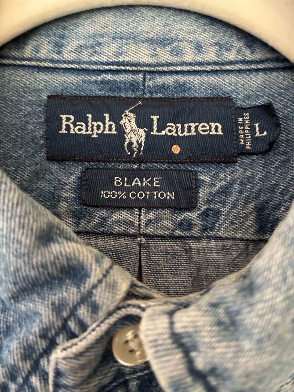Vintage Men’s Ralph Lauren Shirt.  Size L. - Picture 3 of 6